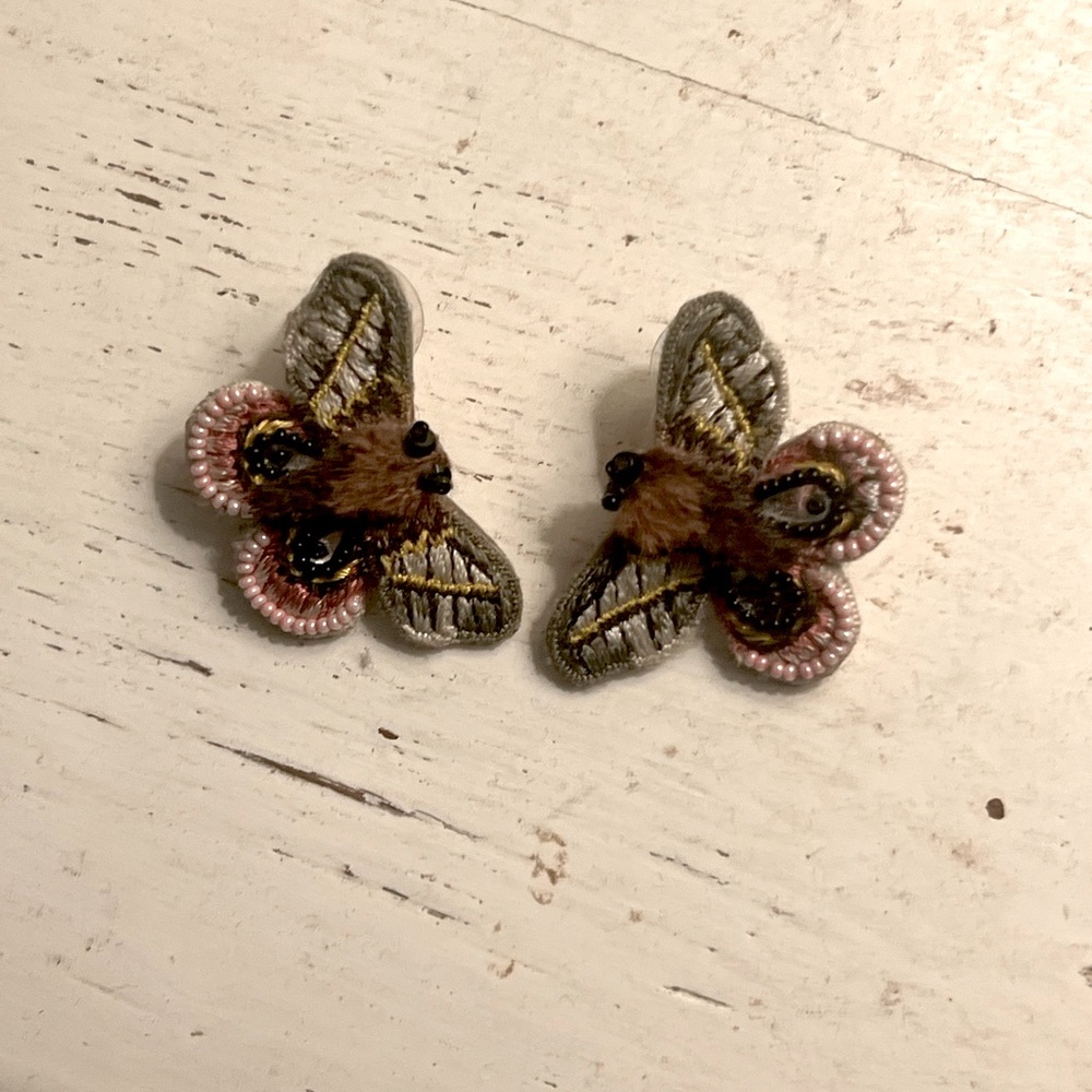 Mignonne Gavigan Moth/ Butterfly Earrings
